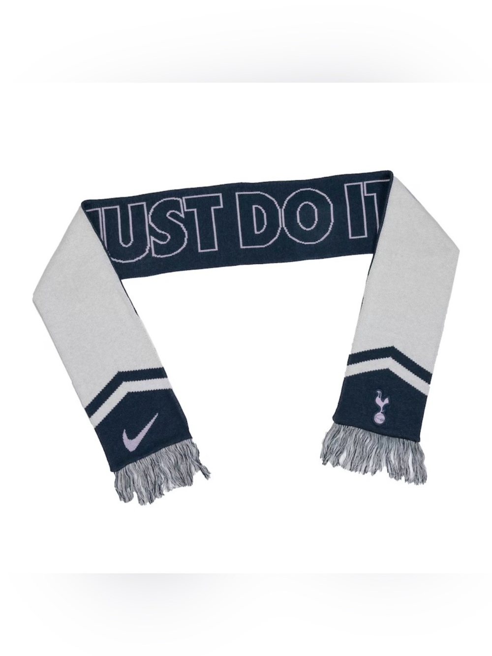 NWT Tottenham Hotspur Nike Local Verbiage College Navy Blue White Scarf